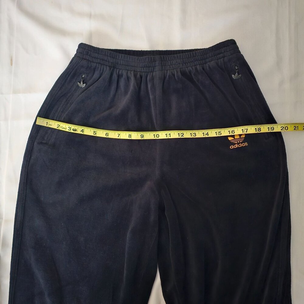 Adidas Adult Unisex Black Vintage Three Stripes Straight Jogger Pants Sz Medium - Picture 14 of 16